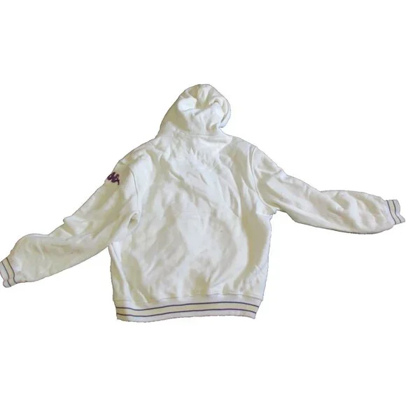 Kappa Madid Zip Up Hoody White/Purple Size XL NWD!!! - Picture 2 of 9